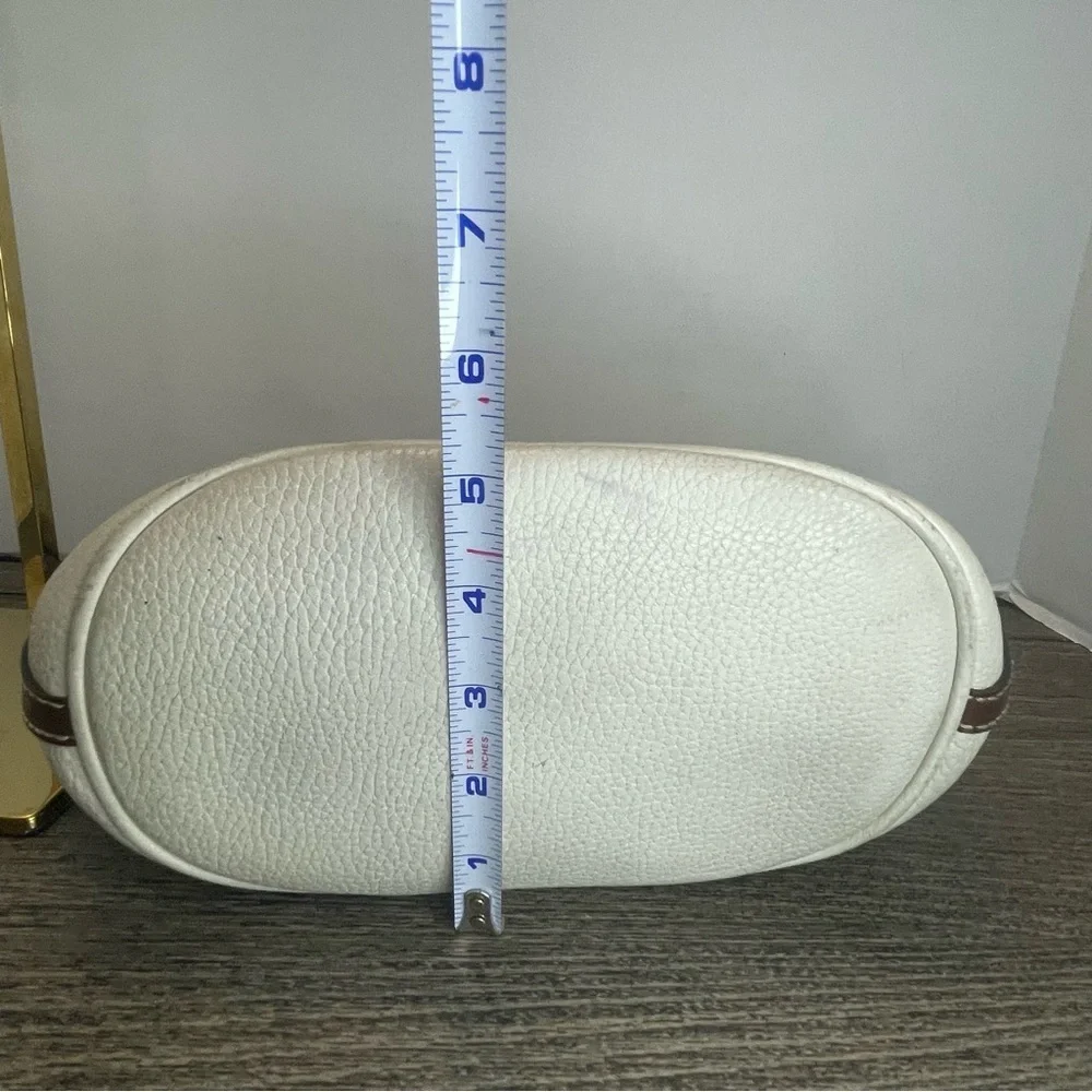 Doony & Bourke Cream and Brown Hobo Bag shoulder purse. Pre-owned. Has wear.